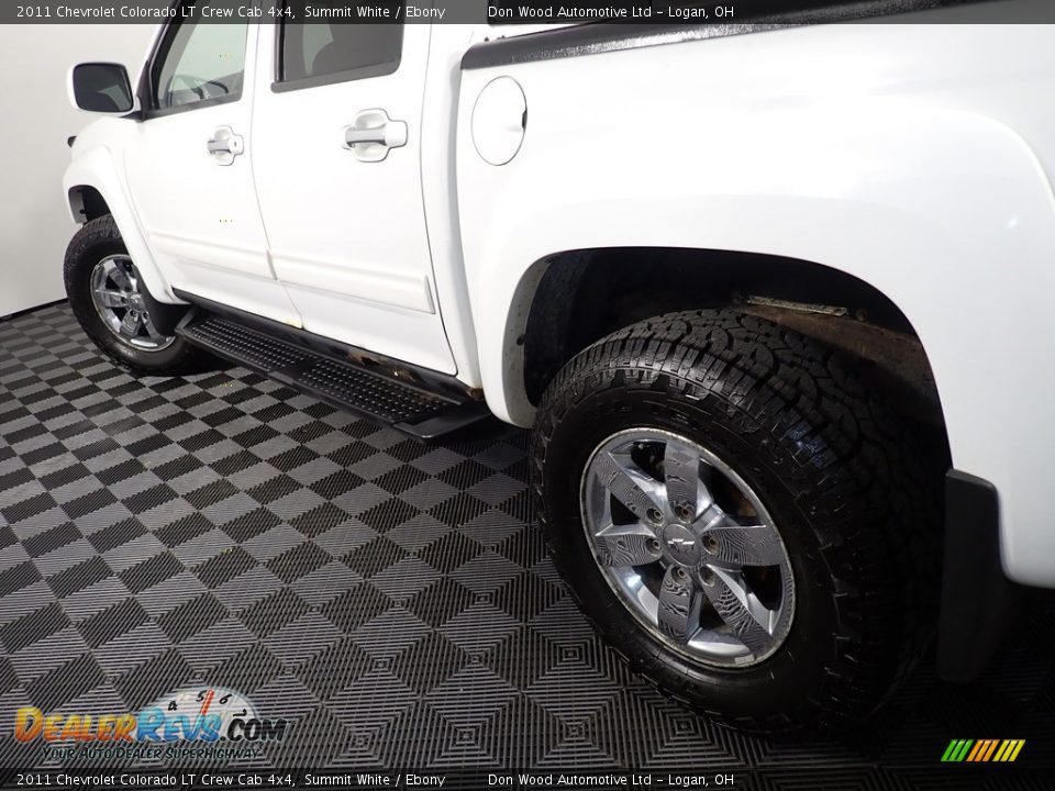 2011 Chevrolet Colorado LT Crew Cab 4x4 Summit White / Ebony Photo #9