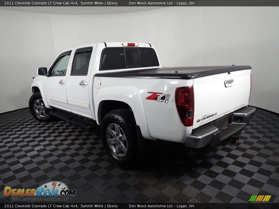 2011 Chevrolet Colorado LT Crew Cab 4x4 Summit White / Ebony Photo #10