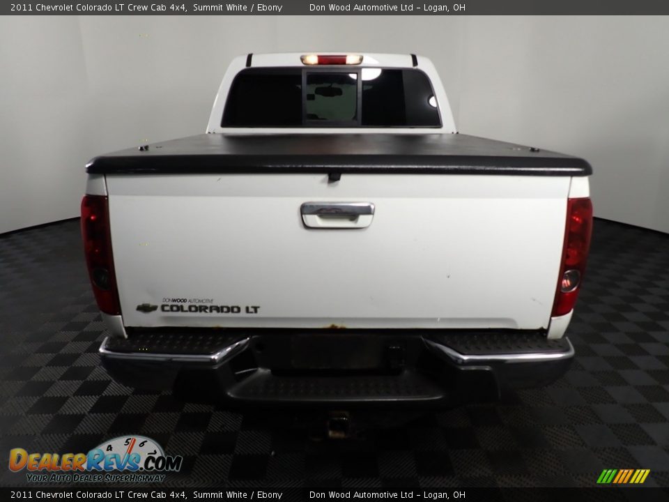 2011 Chevrolet Colorado LT Crew Cab 4x4 Summit White / Ebony Photo #11