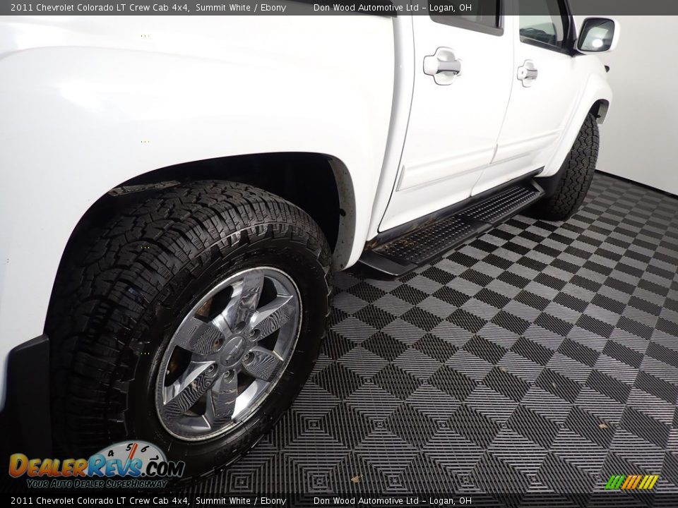 2011 Chevrolet Colorado LT Crew Cab 4x4 Summit White / Ebony Photo #15