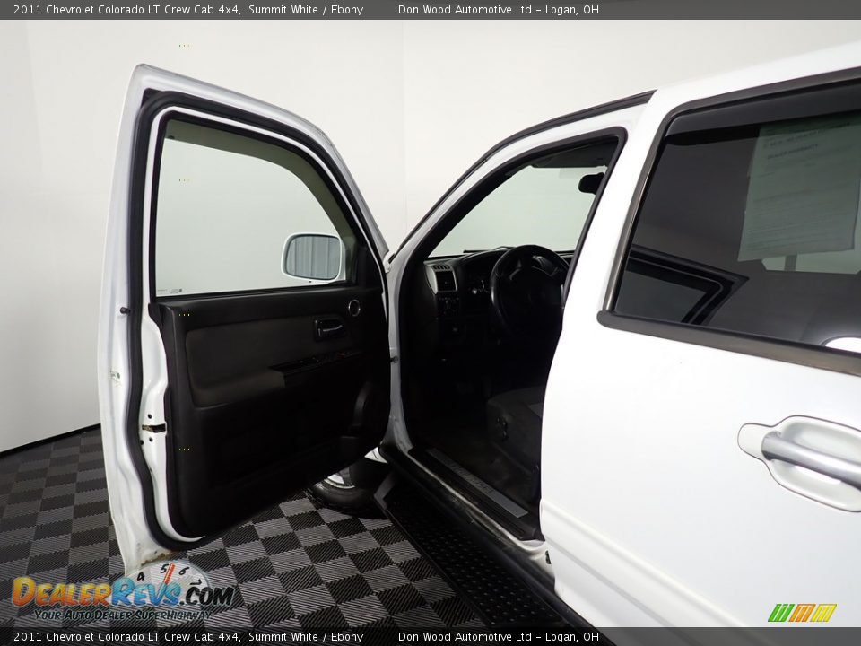 2011 Chevrolet Colorado LT Crew Cab 4x4 Summit White / Ebony Photo #16