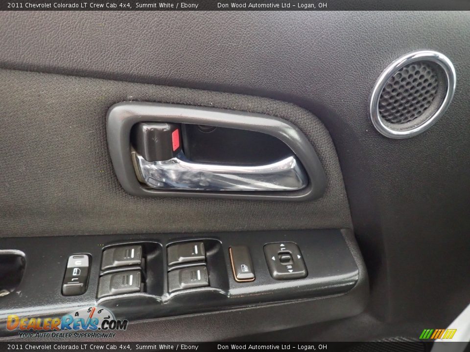 2011 Chevrolet Colorado LT Crew Cab 4x4 Summit White / Ebony Photo #17