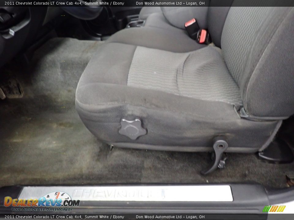 2011 Chevrolet Colorado LT Crew Cab 4x4 Summit White / Ebony Photo #19