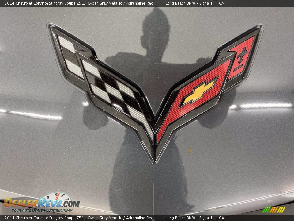 2014 Chevrolet Corvette Stingray Coupe Z51 Cyber Gray Metallic / Adrenaline Red Photo #8