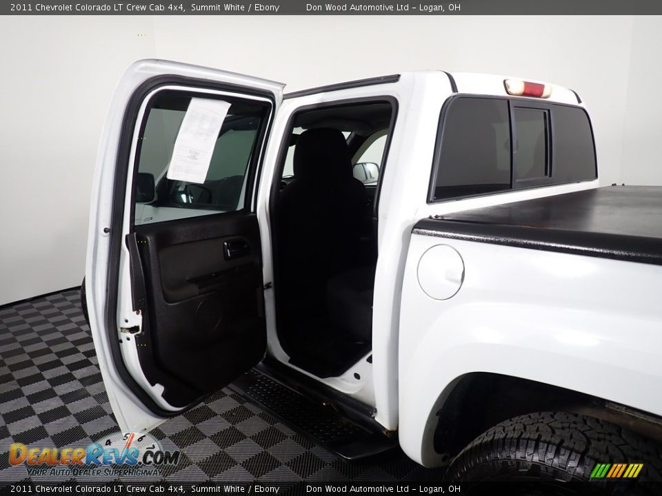 2011 Chevrolet Colorado LT Crew Cab 4x4 Summit White / Ebony Photo #22