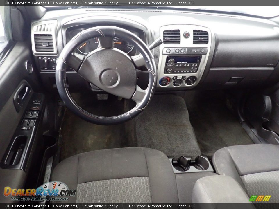 2011 Chevrolet Colorado LT Crew Cab 4x4 Summit White / Ebony Photo #24