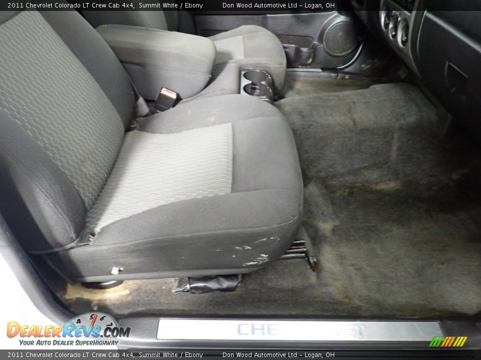 2011 Chevrolet Colorado LT Crew Cab 4x4 Summit White / Ebony Photo #28