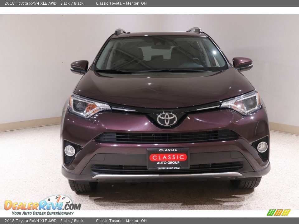 2018 Toyota RAV4 XLE AWD Black / Black Photo #2