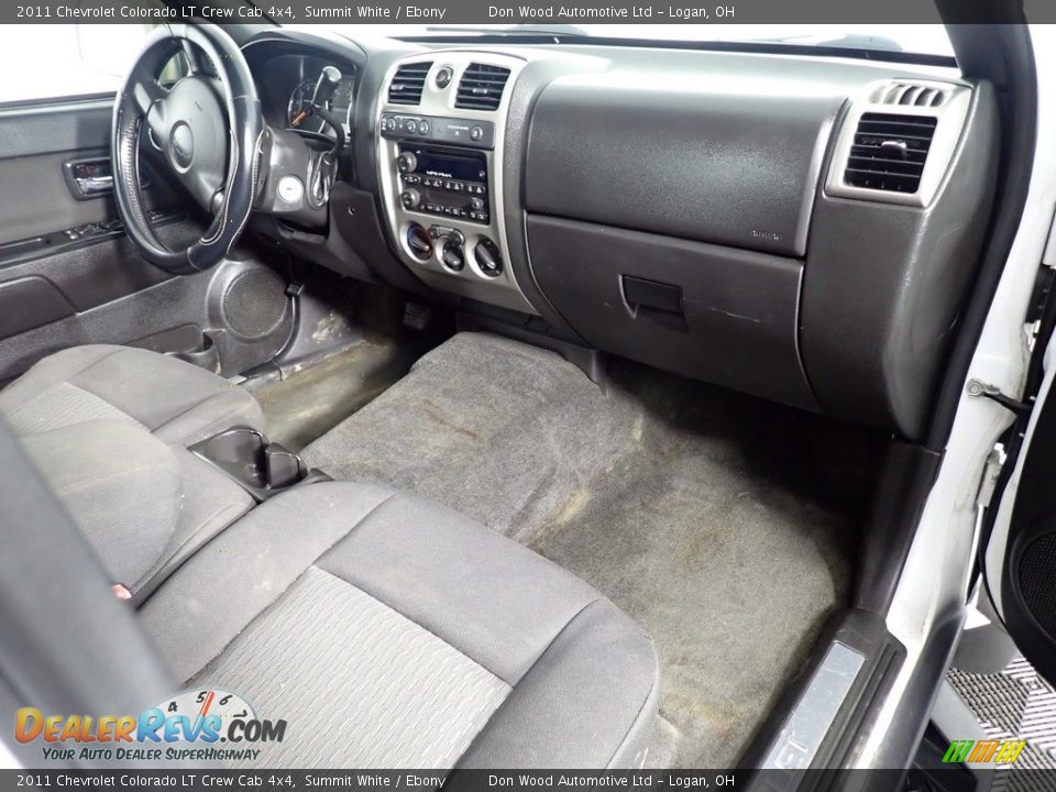 2011 Chevrolet Colorado LT Crew Cab 4x4 Summit White / Ebony Photo #29