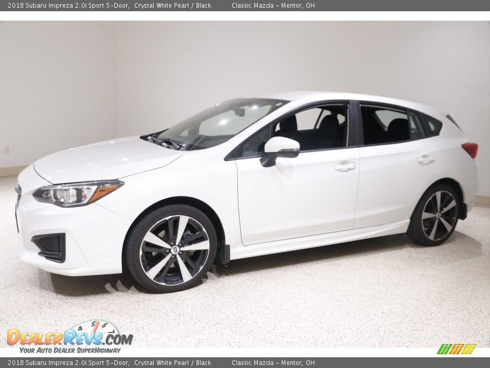 2018 Subaru Impreza 2.0i Sport 5-Door Crystal White Pearl / Black Photo #3
