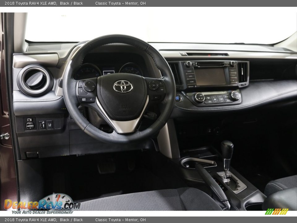 2018 Toyota RAV4 XLE AWD Black / Black Photo #6