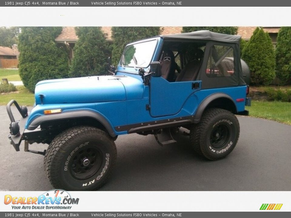 Front 3/4 View of 1981 Jeep CJ5 4x4 Photo #1