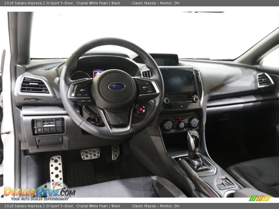 2018 Subaru Impreza 2.0i Sport 5-Door Crystal White Pearl / Black Photo #6