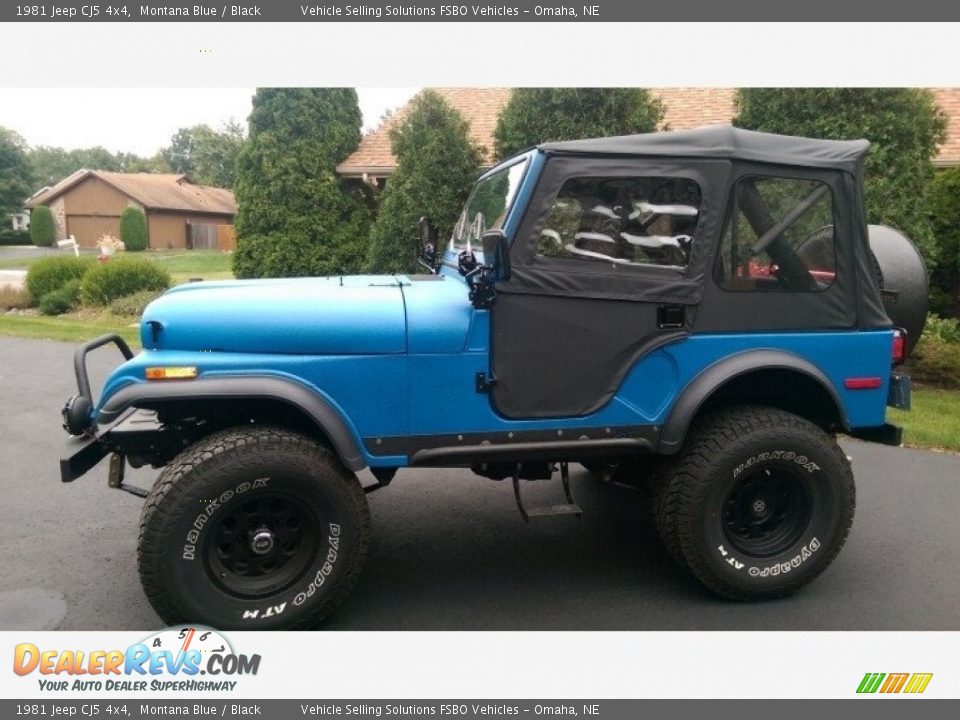 Montana Blue 1981 Jeep CJ5 4x4 Photo #2