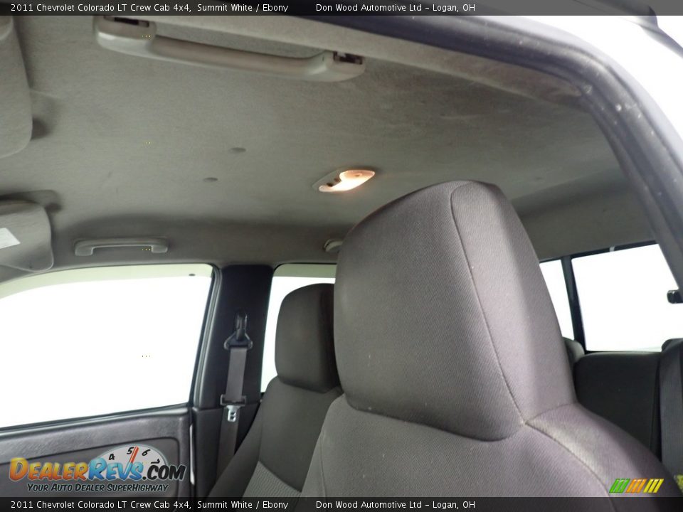 2011 Chevrolet Colorado LT Crew Cab 4x4 Summit White / Ebony Photo #34