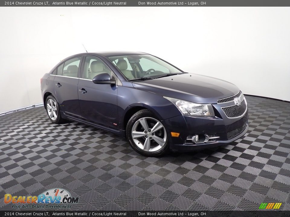 2014 Chevrolet Cruze LT Atlantis Blue Metallic / Cocoa/Light Neutral Photo #2