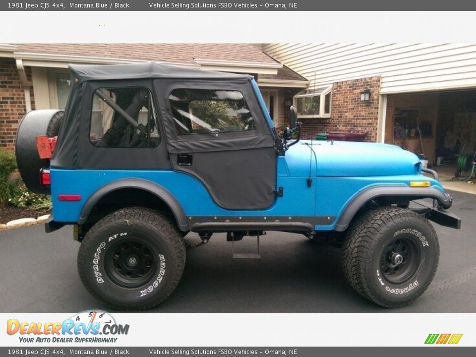 Montana Blue 1981 Jeep CJ5 4x4 Photo #5