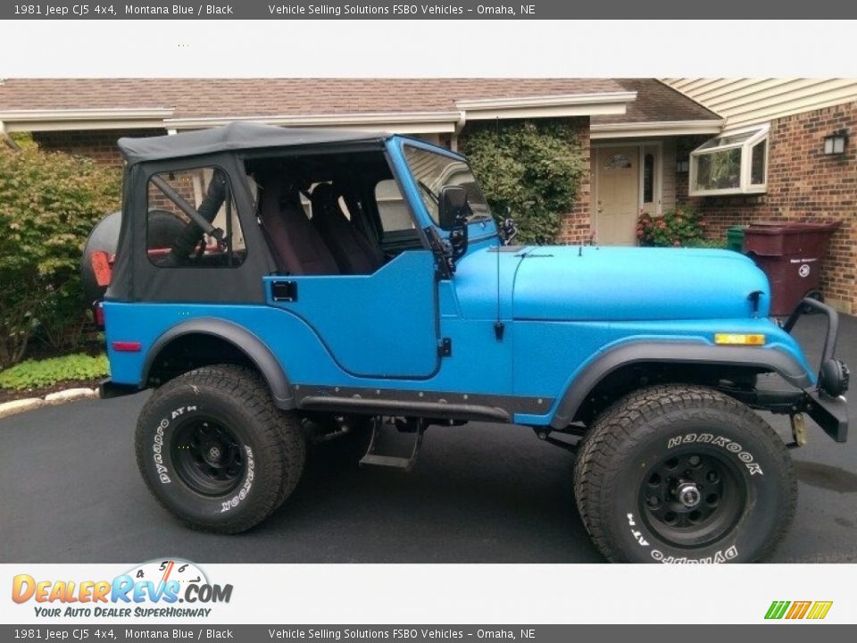 Montana Blue 1981 Jeep CJ5 4x4 Photo #6