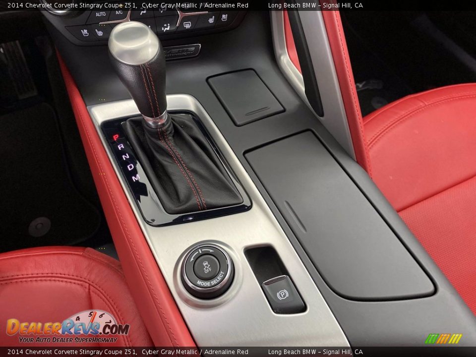 2014 Chevrolet Corvette Stingray Coupe Z51 Cyber Gray Metallic / Adrenaline Red Photo #27