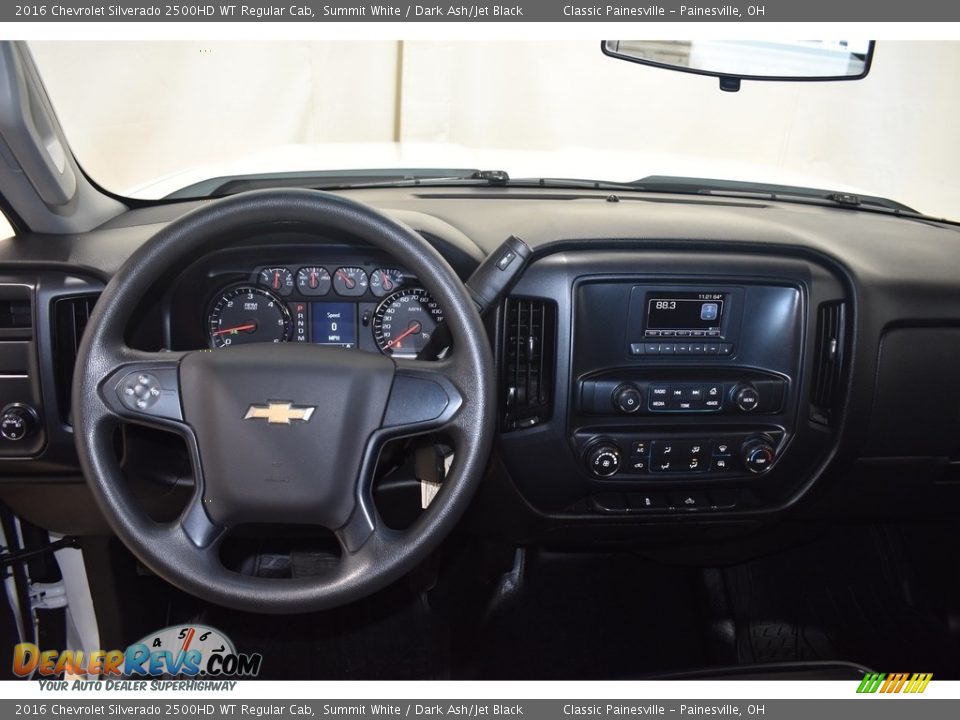 2016 Chevrolet Silverado 2500HD WT Regular Cab Summit White / Dark Ash/Jet Black Photo #12