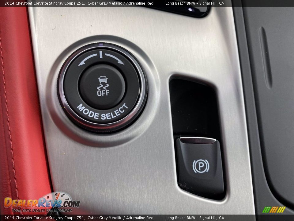 2014 Chevrolet Corvette Stingray Coupe Z51 Cyber Gray Metallic / Adrenaline Red Photo #28