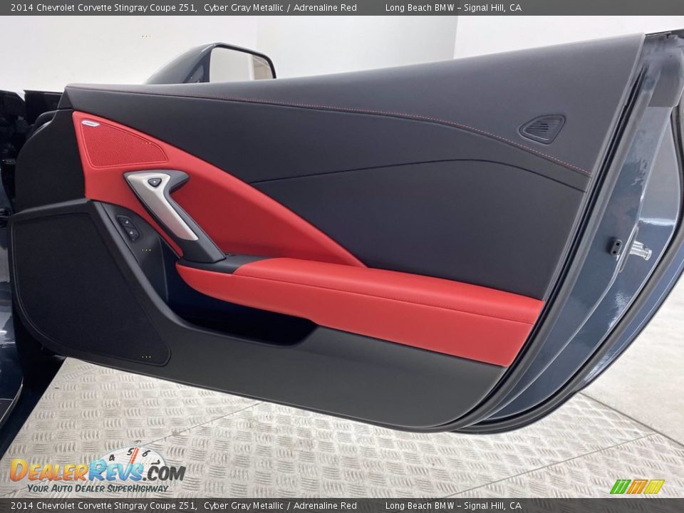 2014 Chevrolet Corvette Stingray Coupe Z51 Cyber Gray Metallic / Adrenaline Red Photo #29