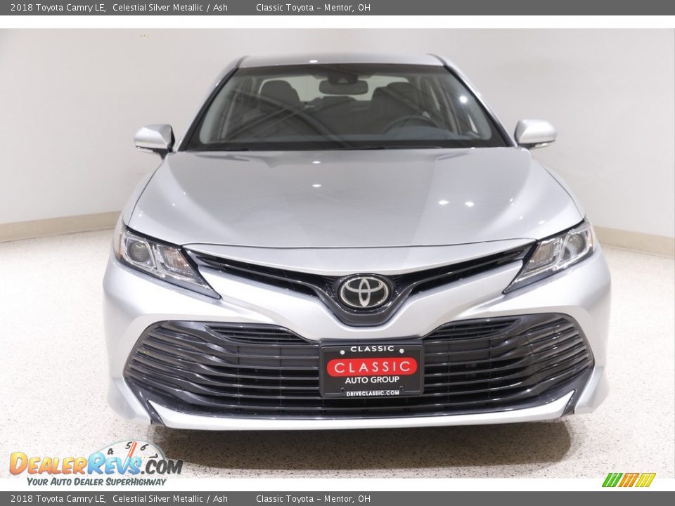 2018 Toyota Camry LE Celestial Silver Metallic / Ash Photo #2