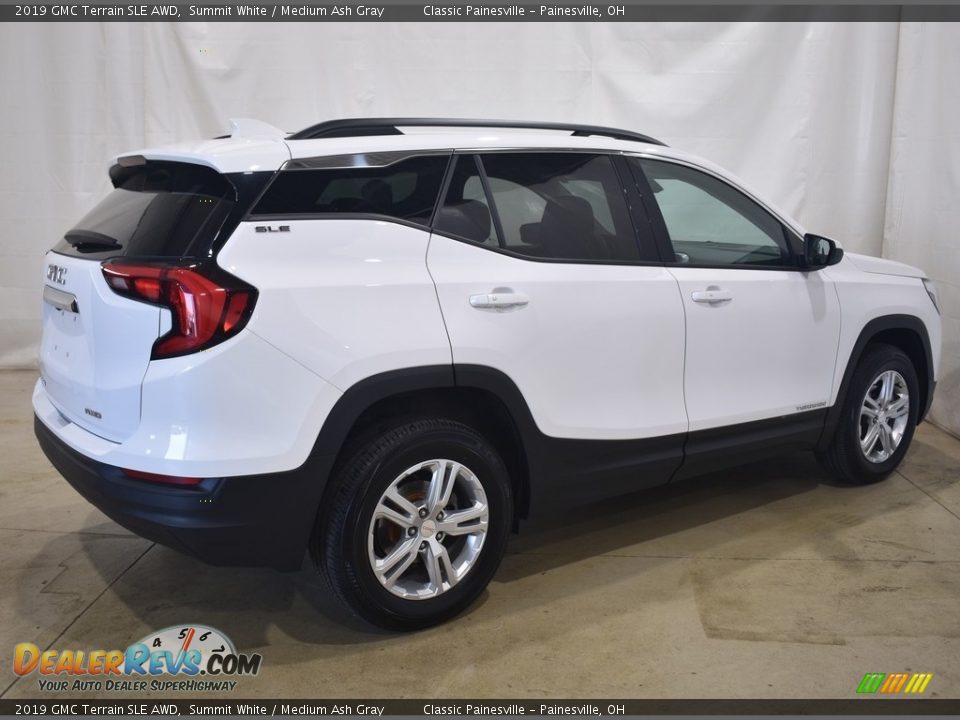 2019 GMC Terrain SLE AWD Summit White / Medium Ash Gray Photo #2