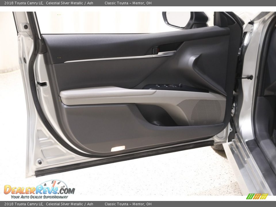 2018 Toyota Camry LE Celestial Silver Metallic / Ash Photo #4