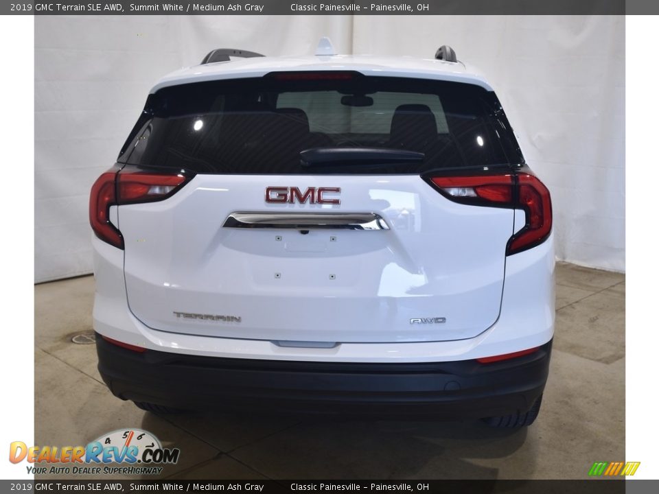 2019 GMC Terrain SLE AWD Summit White / Medium Ash Gray Photo #3