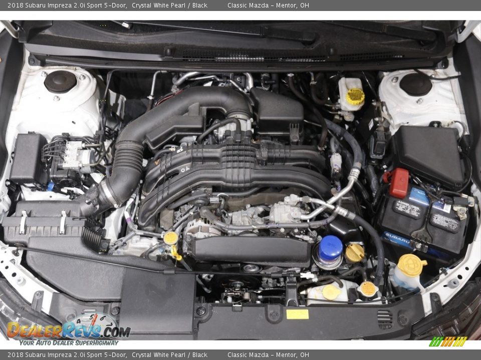 2018 Subaru Impreza 2.0i Sport 5-Door Crystal White Pearl / Black Photo #23