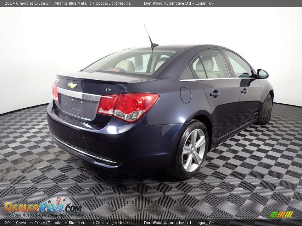 2014 Chevrolet Cruze LT Atlantis Blue Metallic / Cocoa/Light Neutral Photo #14