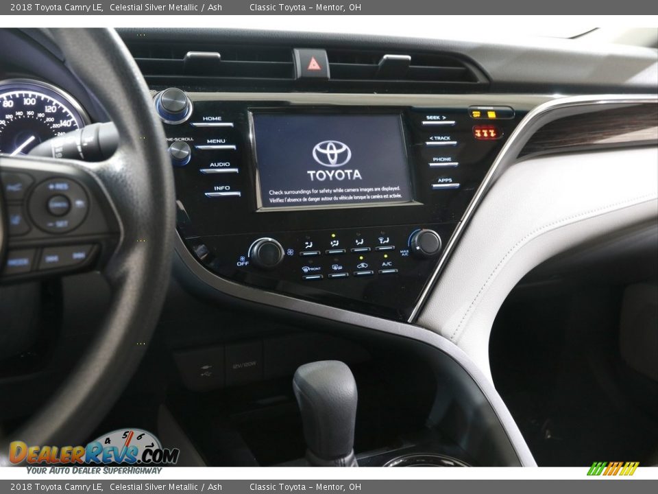2018 Toyota Camry LE Celestial Silver Metallic / Ash Photo #9
