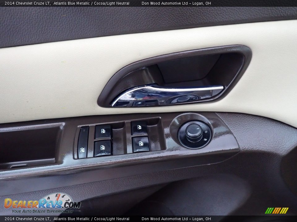 2014 Chevrolet Cruze LT Atlantis Blue Metallic / Cocoa/Light Neutral Photo #18