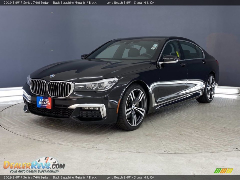 2019 BMW 7 Series 740i Sedan Black Sapphire Metallic / Black Photo #3