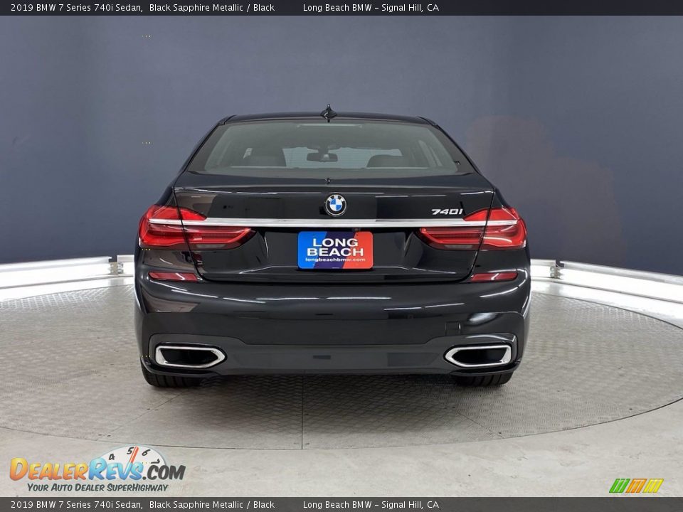 2019 BMW 7 Series 740i Sedan Black Sapphire Metallic / Black Photo #4