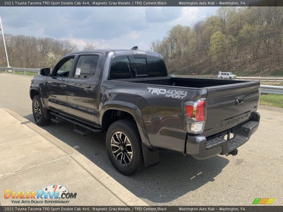 2021 Toyota Tacoma TRD Sport Double Cab 4x4 Magnetic Gray Metallic / TRD Cement/Black Photo #4