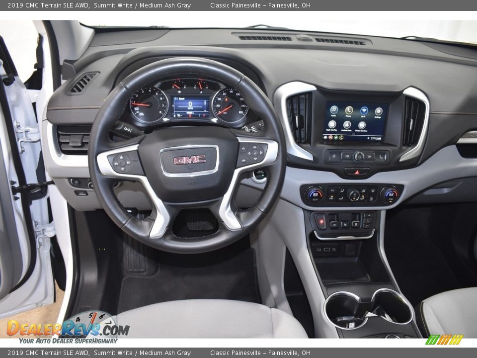2019 GMC Terrain SLE AWD Summit White / Medium Ash Gray Photo #12