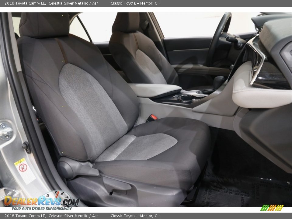 2018 Toyota Camry LE Celestial Silver Metallic / Ash Photo #14