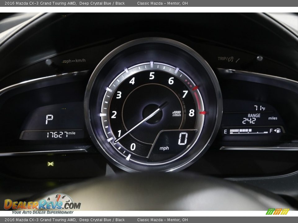 2016 Mazda CX-3 Grand Touring AWD Gauges Photo #8