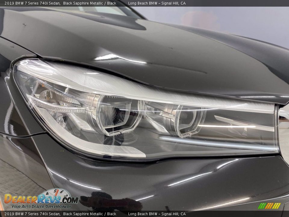 2019 BMW 7 Series 740i Sedan Black Sapphire Metallic / Black Photo #7