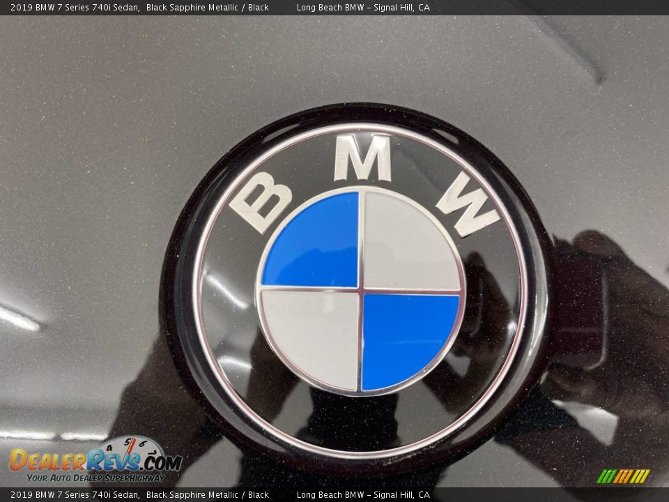 2019 BMW 7 Series 740i Sedan Black Sapphire Metallic / Black Photo #8