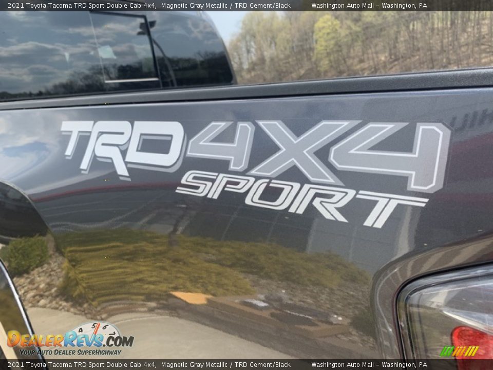 2021 Toyota Tacoma TRD Sport Double Cab 4x4 Magnetic Gray Metallic / TRD Cement/Black Photo #9