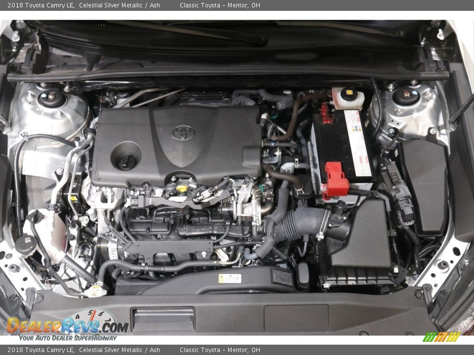 2018 Toyota Camry LE Celestial Silver Metallic / Ash Photo #18