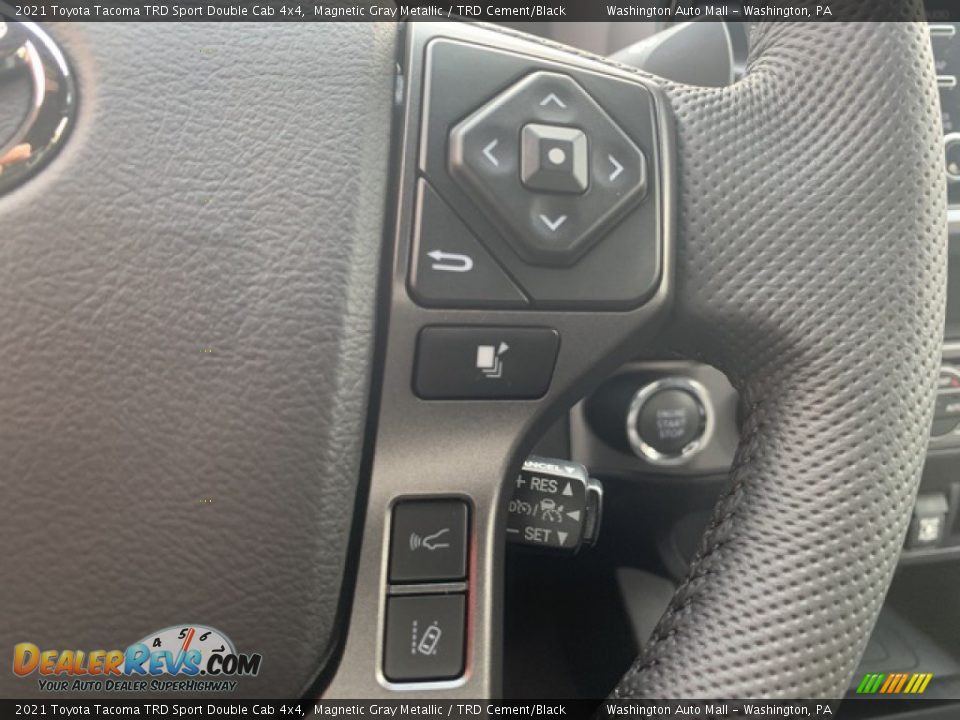 2021 Toyota Tacoma TRD Sport Double Cab 4x4 Magnetic Gray Metallic / TRD Cement/Black Photo #13