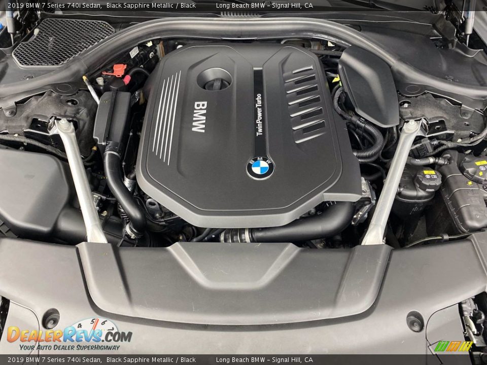 2019 BMW 7 Series 740i Sedan Black Sapphire Metallic / Black Photo #12