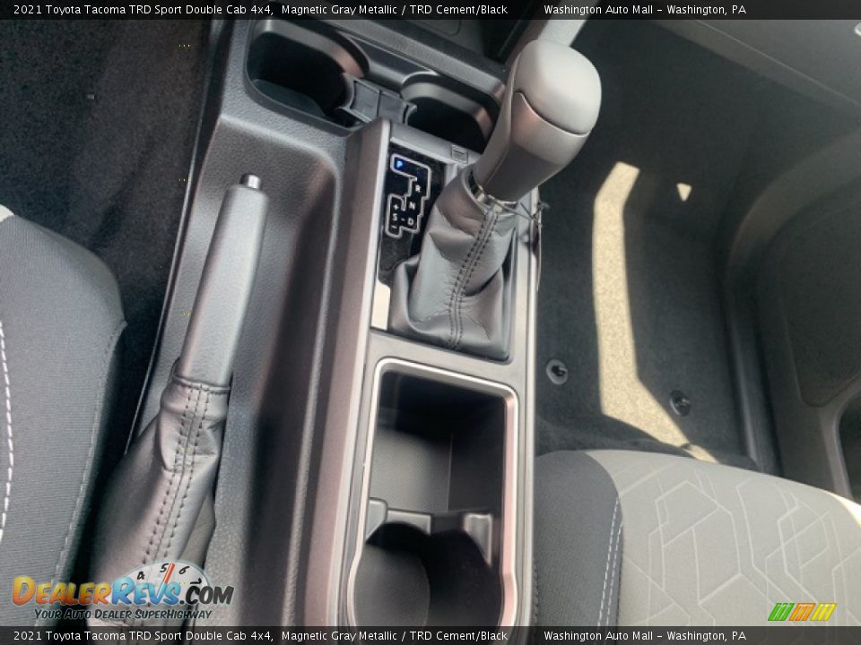 2021 Toyota Tacoma TRD Sport Double Cab 4x4 Magnetic Gray Metallic / TRD Cement/Black Photo #14