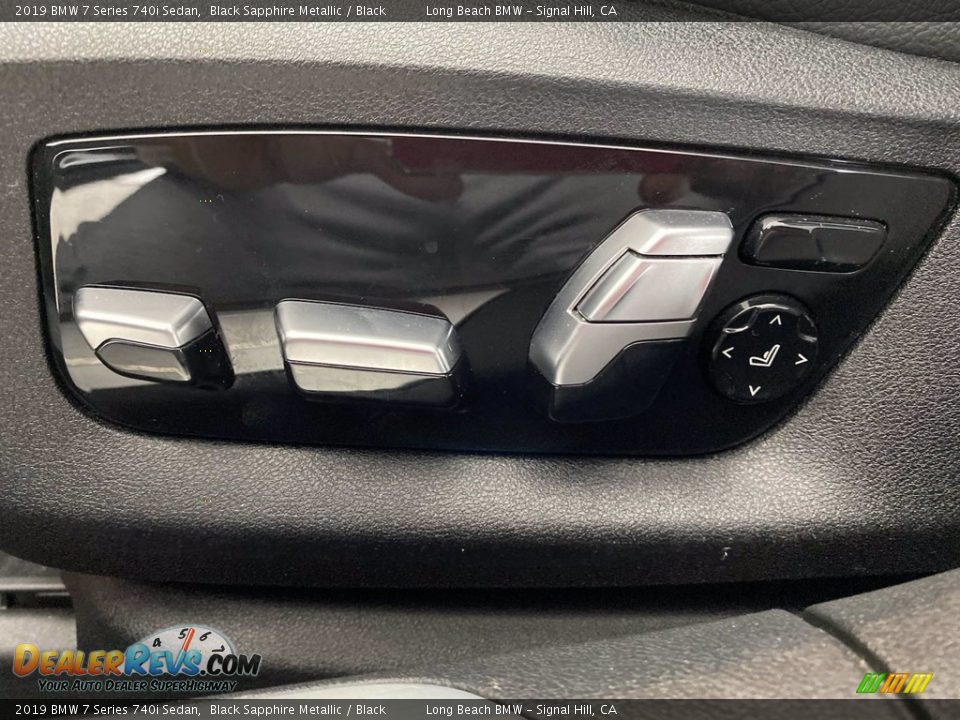 2019 BMW 7 Series 740i Sedan Black Sapphire Metallic / Black Photo #15