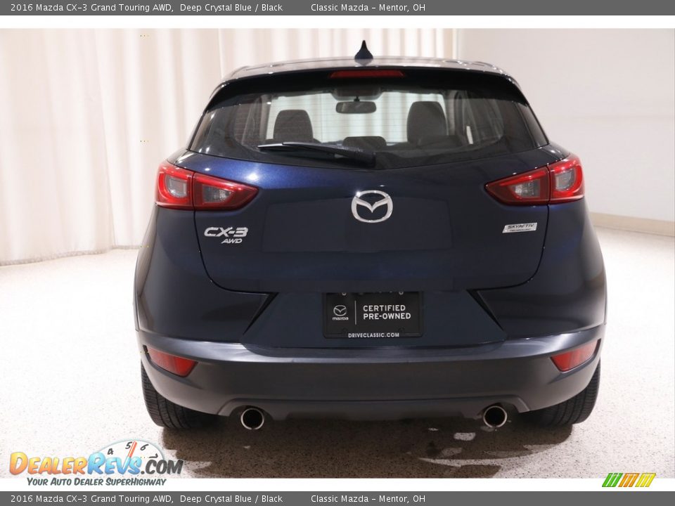 2016 Mazda CX-3 Grand Touring AWD Deep Crystal Blue / Black Photo #18