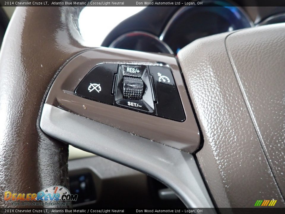 2014 Chevrolet Cruze LT Atlantis Blue Metallic / Cocoa/Light Neutral Photo #34